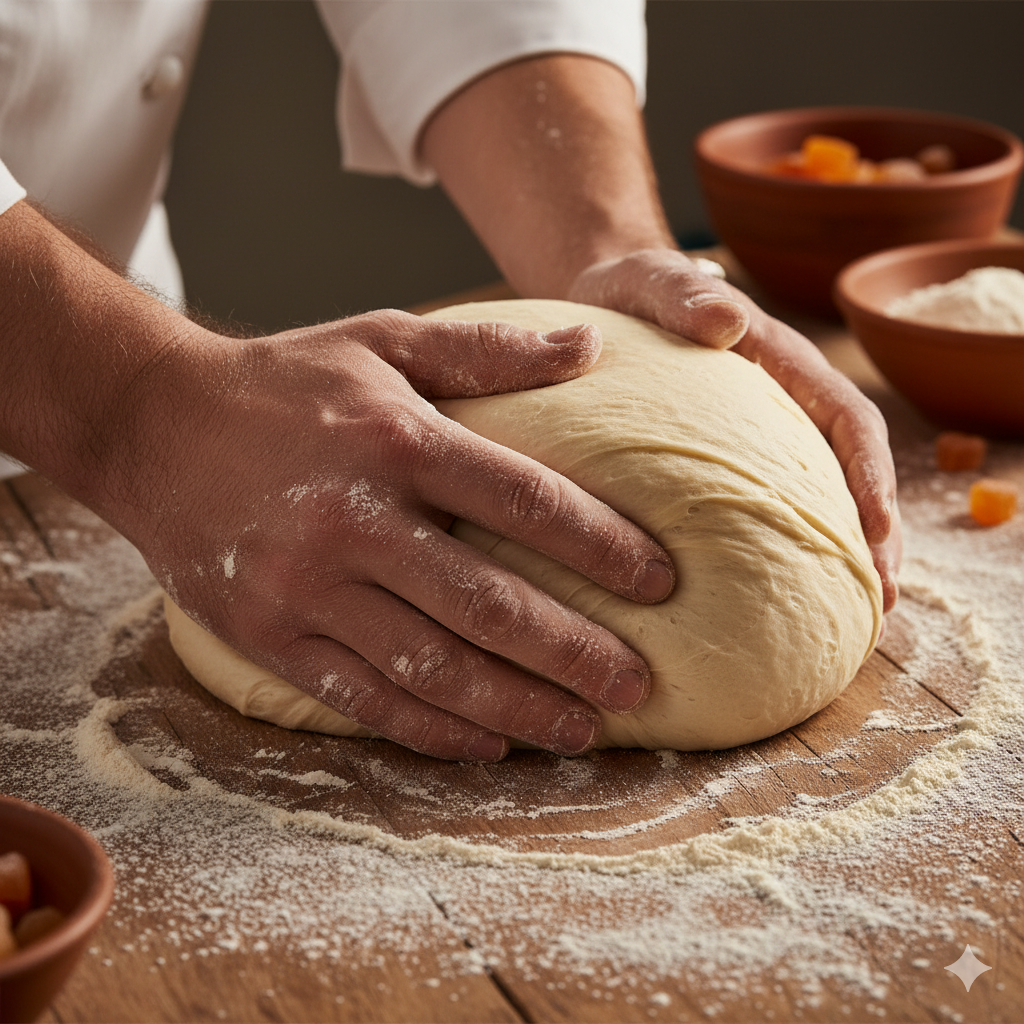 processo produção panettone italiano