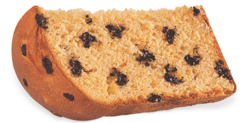Panettone com gotas de chocolate