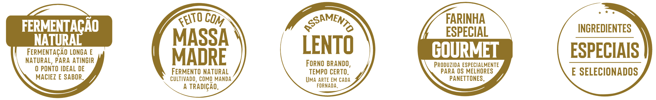 Selo de qualidade de panettone