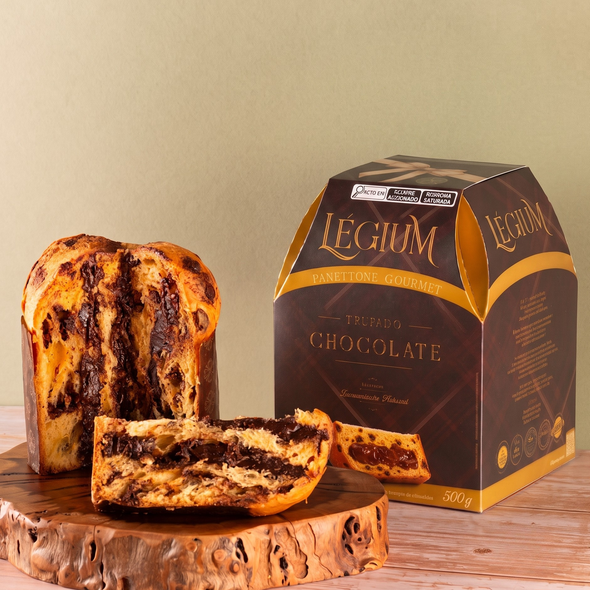 Panettone chocolate trufado